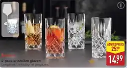 ALDI Kristallen Glazen aanbieding