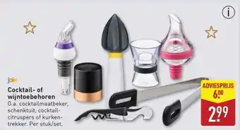 ALDI Cocktail of Wijntoebehoren aanbieding