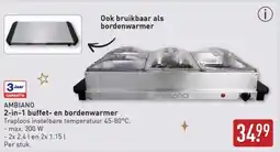 ALDI Ambiano 2-in-1 Buffet en Bordenwarmer aanbieding