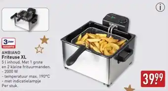 ALDI Ambiano Friteuse XL aanbieding