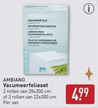 ALDI Ambiano Vacumeerfolieset aanbieding