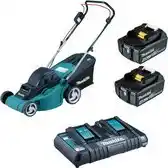 Conrad Makita DLM382PM2 Accu-grasmaaier Accu Incl. accu, Incl. 2 accu's 18 V Snijbreedte max. 380 mm aanbieding