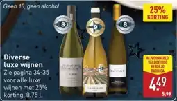 ALDI Diverse Luxe Wijnen aanbieding