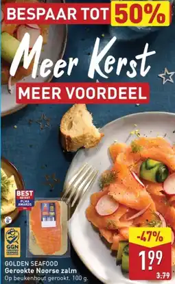 ALDI Golden Seafood Gerookte Noorse Zalm aanbieding
