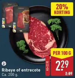 ALDI Ribeye of Entrecote aanbieding