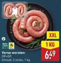 ALDI Verse Worsten XXL aanbieding