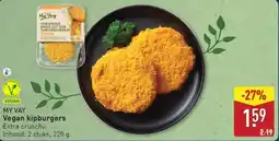 ALDI My Vay Vegan Kipburgers aanbieding
