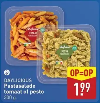 ALDI Daylicious Pastasalade Tomaat of Pesto aanbieding