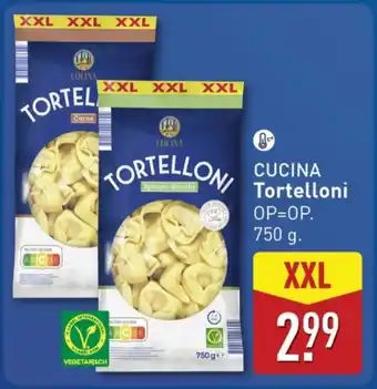 ALDI Cucina Tortelloni XXL aanbieding