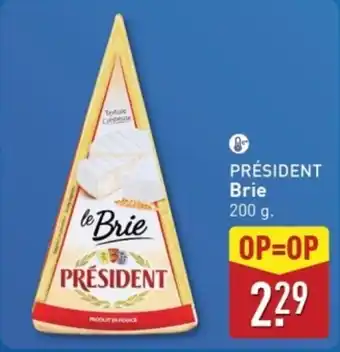 ALDI President Brie aanbieding