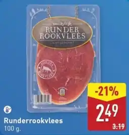 ALDI Runderrookvlees aanbieding