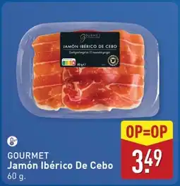 ALDI Gourmet Jamón Ibérico De Cebo aanbieding
