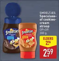 ALDI Smoeltjes Speculaas of cookiescream Stroop aanbieding