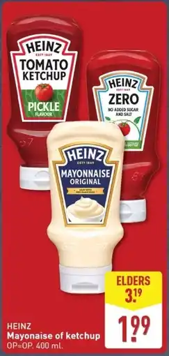 ALDI Heinz Mayonaise of Ketchup aanbieding