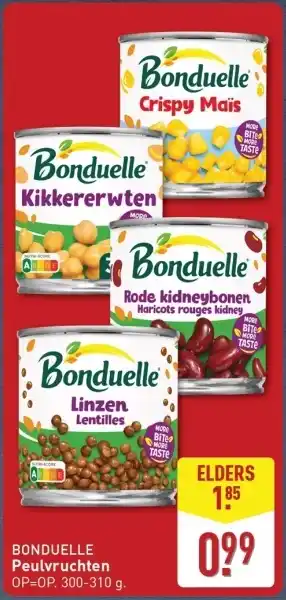 ALDI Bonduelle Peulvruchten aanbieding