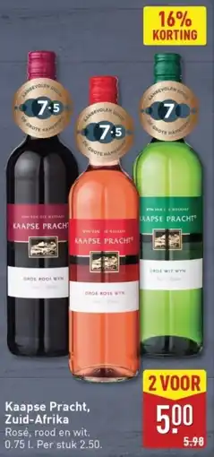 ALDI Kaapse Pracht, Zuid Afrika aanbieding