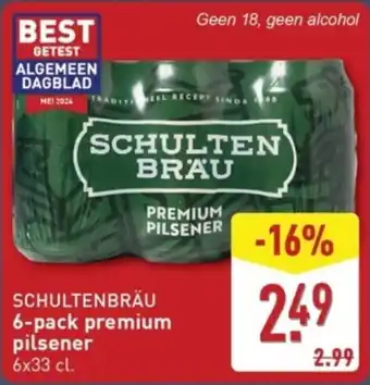 ALDI Schultenbräu Premium Pilsener aanbieding