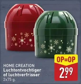 ALDI Home creation luchtontvochtiger of luchtverfrisser aanbieding