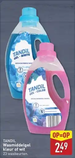 ALDI Tandil Wasmiddelgel kleur of wit aanbieding