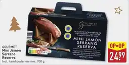 ALDI Gourmet Mini Jamón Serrano Reserva aanbieding