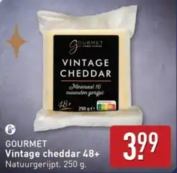 ALDI Gourmet Vintage cheddar 48+ aanbieding
