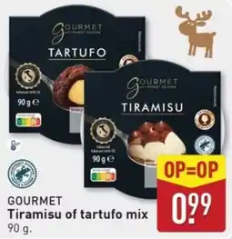 ALDI Gourmet Tiramisu of tartufo mix aanbieding