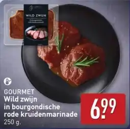 ALDI Gourmet Wild Zwijn in Bourgondische Rode Kruidenmarinade aanbieding