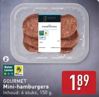 ALDI Gourmet Mini-hamburgers aanbieding
