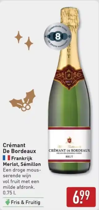 ALDI Crémant De Bordeaux aanbieding
