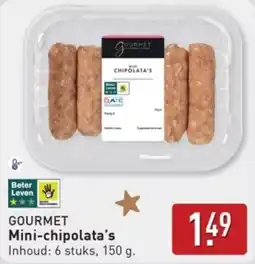 ALDI Gourmet Mini Chipolata's aanbieding