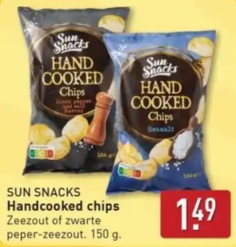 ALDI Sun Snacks Handcooked chips aanbieding