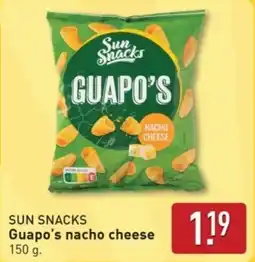 ALDI Sun Snacks Guapo's nacho cheese aanbieding