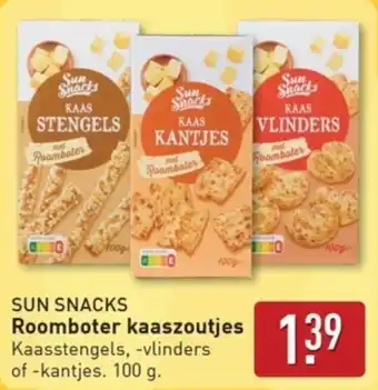 ALDI Sun Snacks Roomboter Kaaszoutjes aanbieding