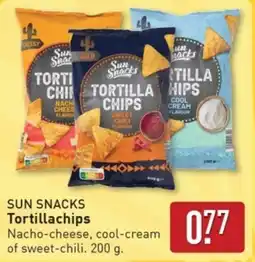 ALDI Sun Snacks Tortillachips aanbieding