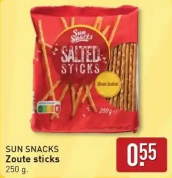ALDI Sun Snacks Zoute sticks aanbieding