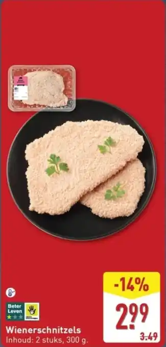 ALDI Wienerschnitzels aanbieding
