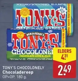 ALDI Tony's Chocolonely Chocoladereep aanbieding