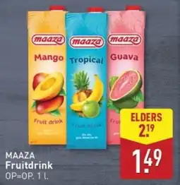 ALDI Maaza Fruitdrink aanbieding