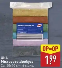 ALDI Una Microvezeldoekjes aanbieding