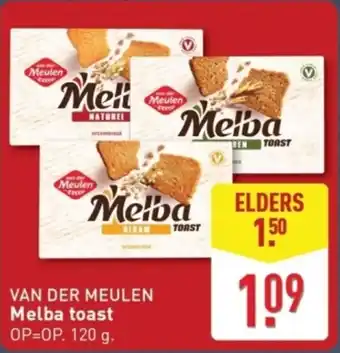 ALDI Van Der Meulen Melba Toast aanbieding