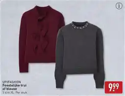 ALDI Up2fashion Feestelijke trui of blouse aanbieding