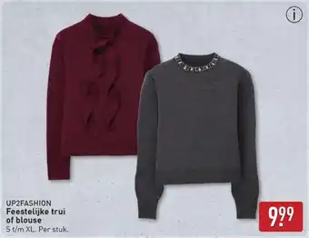 ALDI Up2fashion Feestelijke trui of blouse aanbieding