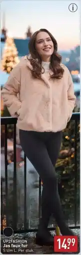 ALDI Up2fashion Jas Faux Fur aanbieding