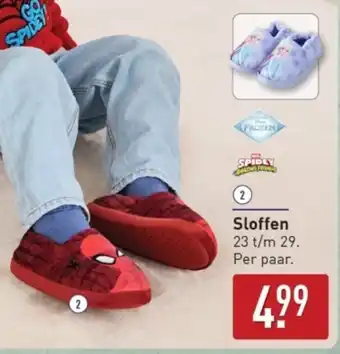 ALDI Sloffen aanbieding