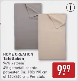 ALDI Home creation tafellaken aanbieding