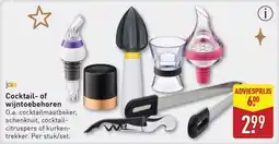 ALDI Cocktail- of wijntoebehoren aanbieding