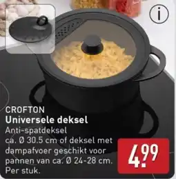 ALDI Crofton Universele Deksel aanbieding