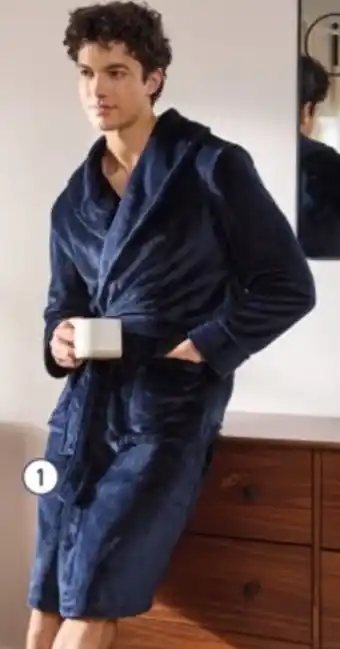 ALDI Up2fashion Fleece Badjas aanbieding