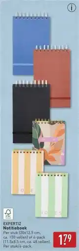 ALDI Expertiz Notitieboek aanbieding