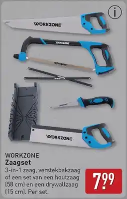 ALDI Workzone Zaagset aanbieding